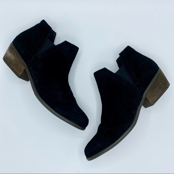 Crown Vintage Black Suede Bonny Chelsea Boot 8.5